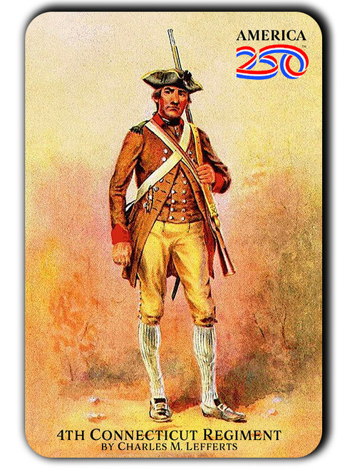4th Connecticut Regiment America250™ Magnet Standard