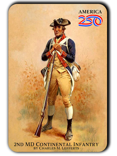 2nd MD Continental Infantry America250™ Magnet Standard
