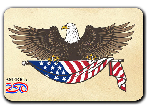 Eagle and Flag America250™ Magnet Standard