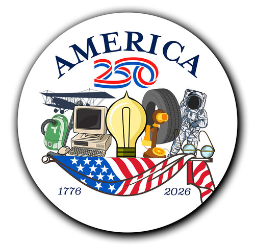America250™ Inventions Magnet Round