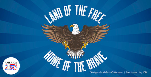 Land of the Free Bumper Sticker