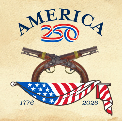 America250™ Pistol Bumper Sticker