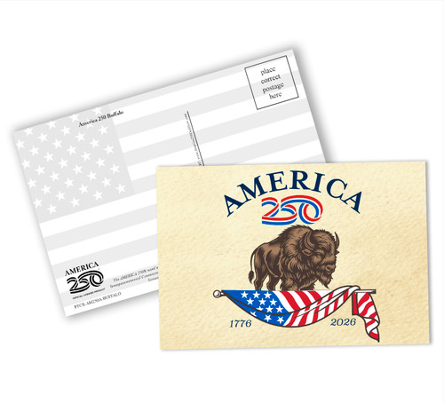 America250™ Buffalo Postcard