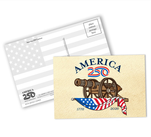 America250™ Cannon Postcard