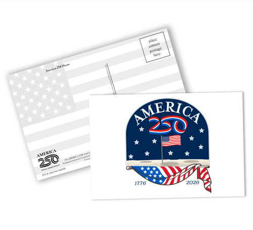 America250™ Moon Landing Postcard