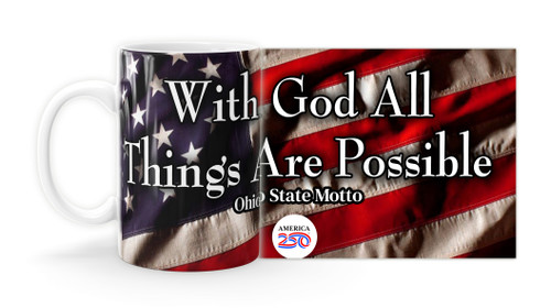 "With God All Things are Possible" Mug