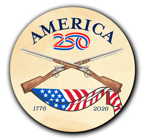 America250™ Rifle 2 Magnet Round