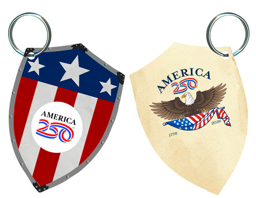 America250™ Eagle Shield Keychain 2