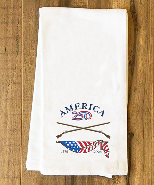 America250™ Rifle Tea Towel 1