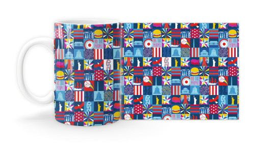 Patriotic Pattern Mug