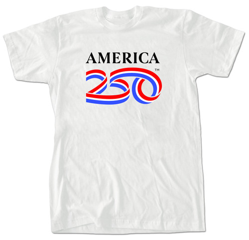 America250™ Logo White T-Shirt