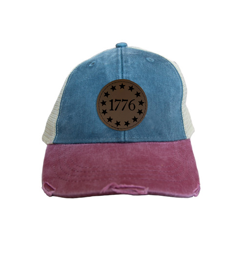1776 Leather Patch Hat
