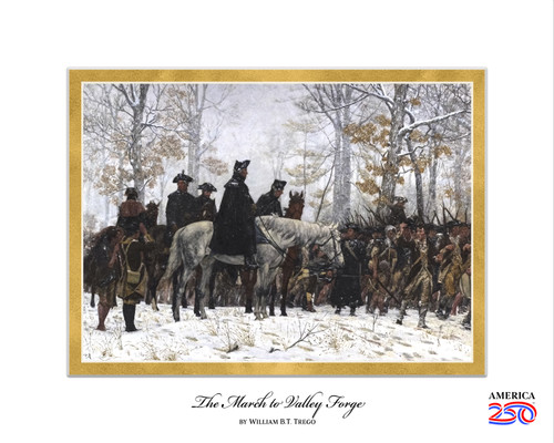 The March to Valley Forge Print