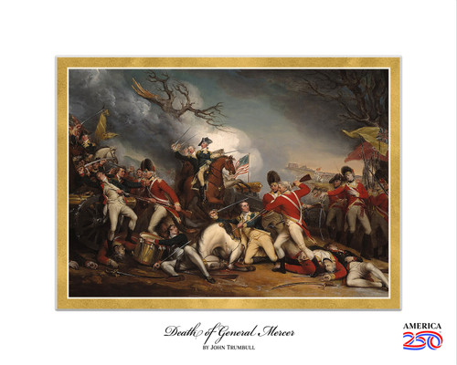 Death of General Mercer Print