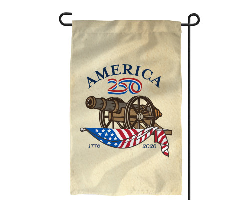 America250™ Cannon Garden Flag