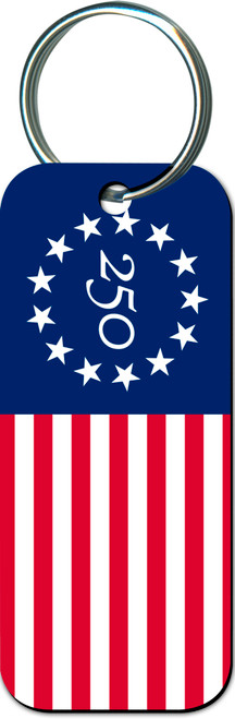 Freedom 250 Flag Keychain