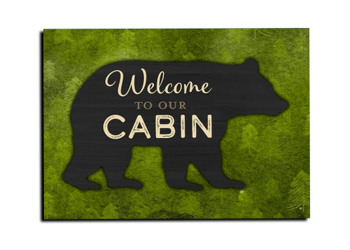 "Welcome to Our Cabin" Magnet
