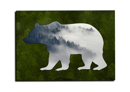 Misty Forest Bear Magnet