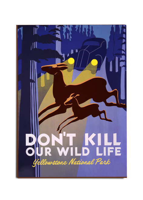 "Don't Kill Our Wildlife" Customizable Magnet