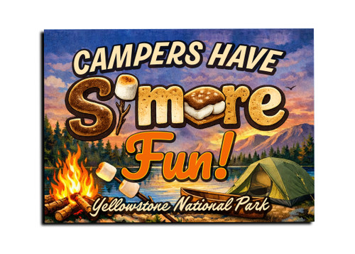 "Campers Have S'more Fun" Magnet