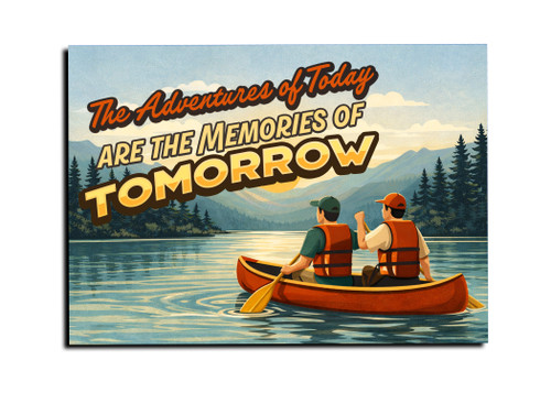 "The Adventures of Today" Canoers Magnet