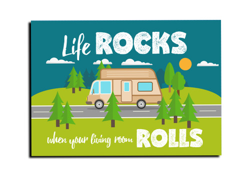 "Life Rocks" Magnet