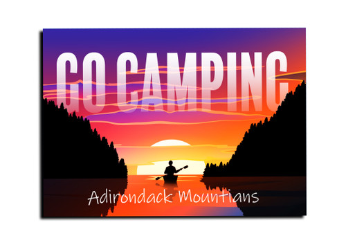 "Go Camping" Customizable Magnet