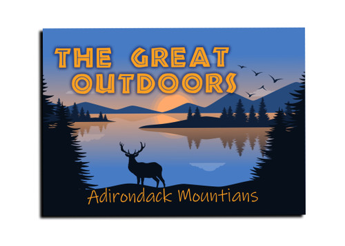 "The Great Outdoors" Customizable Magnet