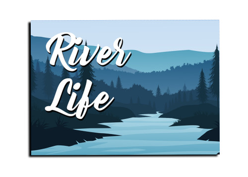 "River Life" Magnet