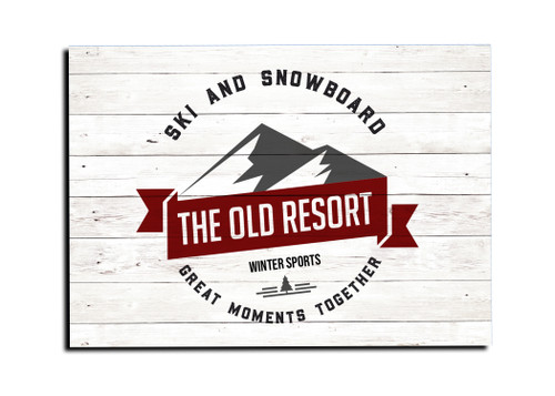 "The Old Resort" Customizable Magnet