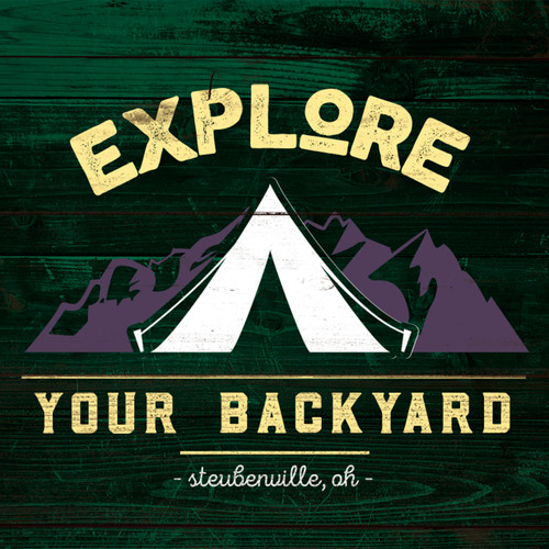 "Explore Your Backyard" Customizable Sticker