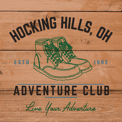 "Adventure Club" Customizable Sticker