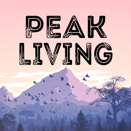 "Peak Living" Sticker