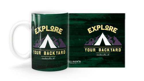 "Explore Your Backyard" Customizable Mug