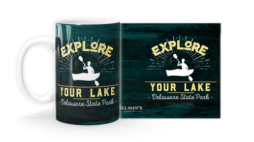 "Explore Your Lake" Customizable Mug