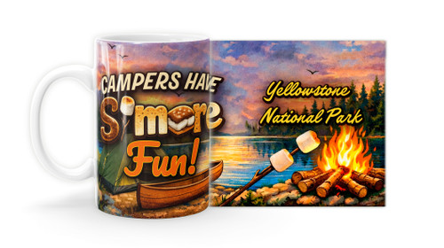 "Campers Have S'more Fun" Customizable Mug