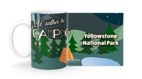 "I'd Rather be Camping" Campsite Mug