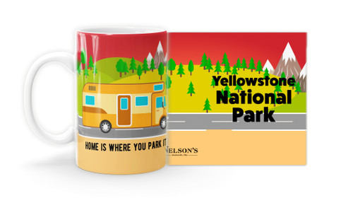 "Home is Where You Park it" RV Customizable Mug