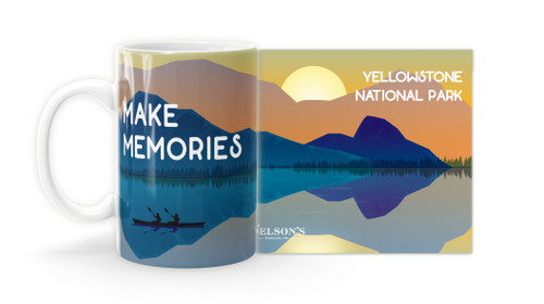 "Make Memories" Customizable Mug