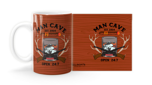 "Man Cave" Customizable Mug