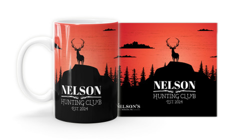 "Hunting Club" Customizable Mug