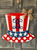 Outdoor Metal Art Patriotic Hat (Customizable)