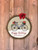 "Happy Holidays" Bicycle Log End Door Hanger (Customizable)