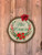 "Feliz Navidad" Poinsettia Log End Door hanger