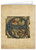 Letter E Illuminated Manuscript Note Card