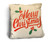 Holly "Merry Christmas" Rustic Pillow
