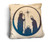 Vintage Nativity Rustic Pillow