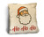 "Ho, Ho, Ho" Rustic Pillow