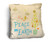 "Peace on Earth" with Birds Rustic Pillow