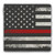 "Thin Red Line" Flag Tumbled Stone Tile